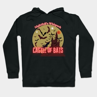 Nightfall's Whisper-Castle of Bats Hoodie